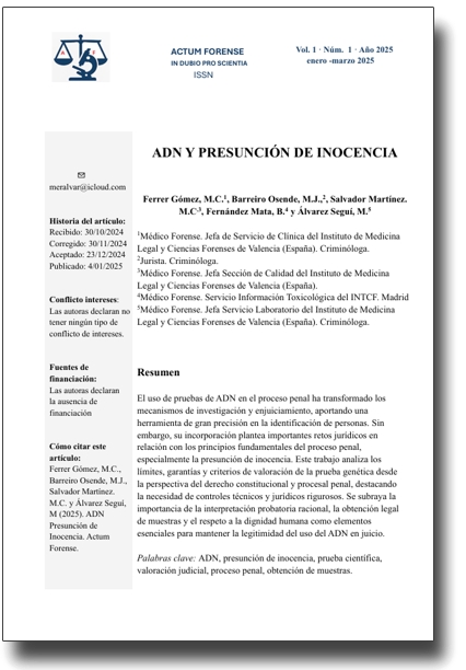 Portada ADN y presunción de inocencia