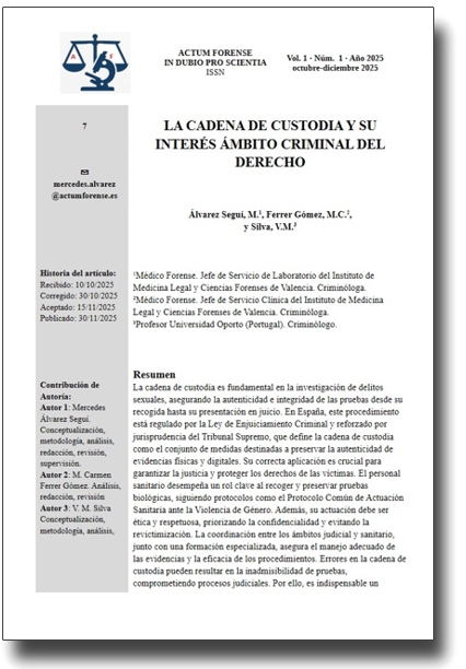 Portada artículo 7 - Actum Forense